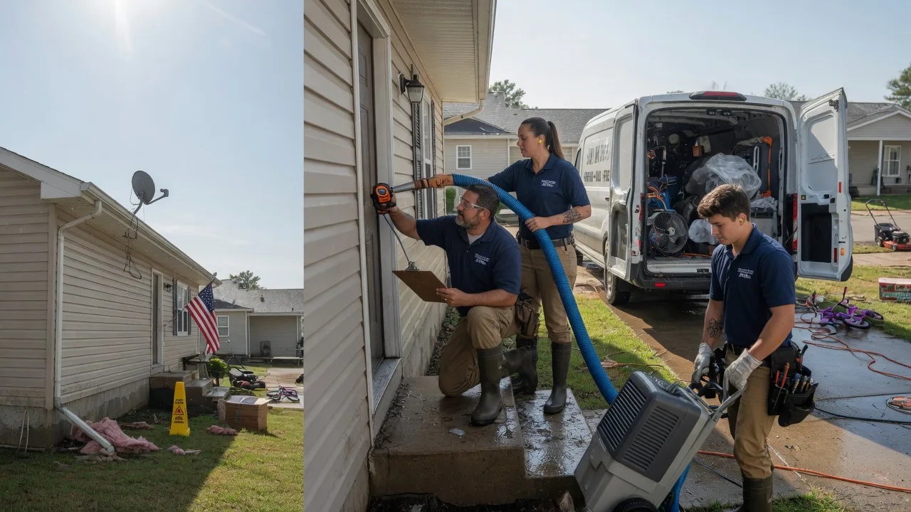 Ceiling Water Damage Restoration in Fostoria, OH near me